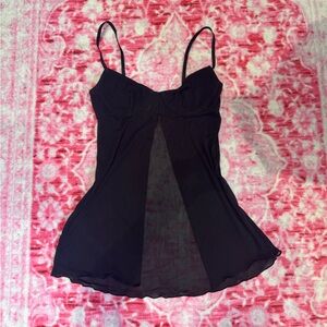 Urban Outfitters Black Sheer Lingerie